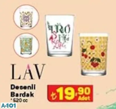 LAV DESENLİ BARDAK LAV DESENLİ BARDAK